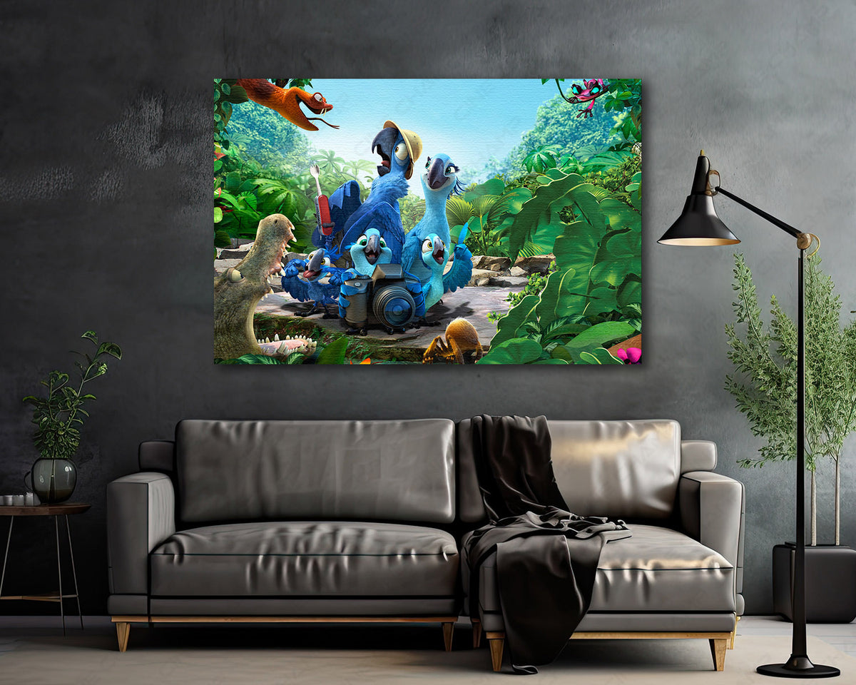 Rio 2 Animated Movie Canvas Print