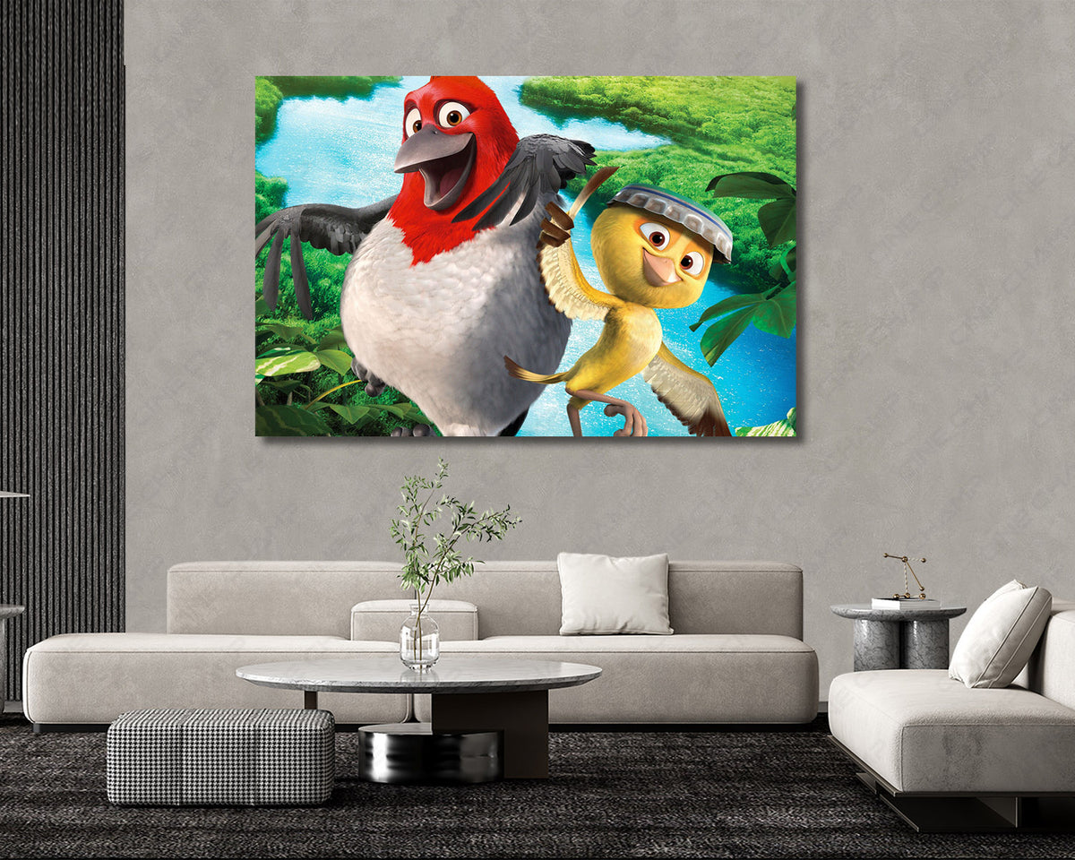Rio 2 Colorful Bird Canvas Artwork