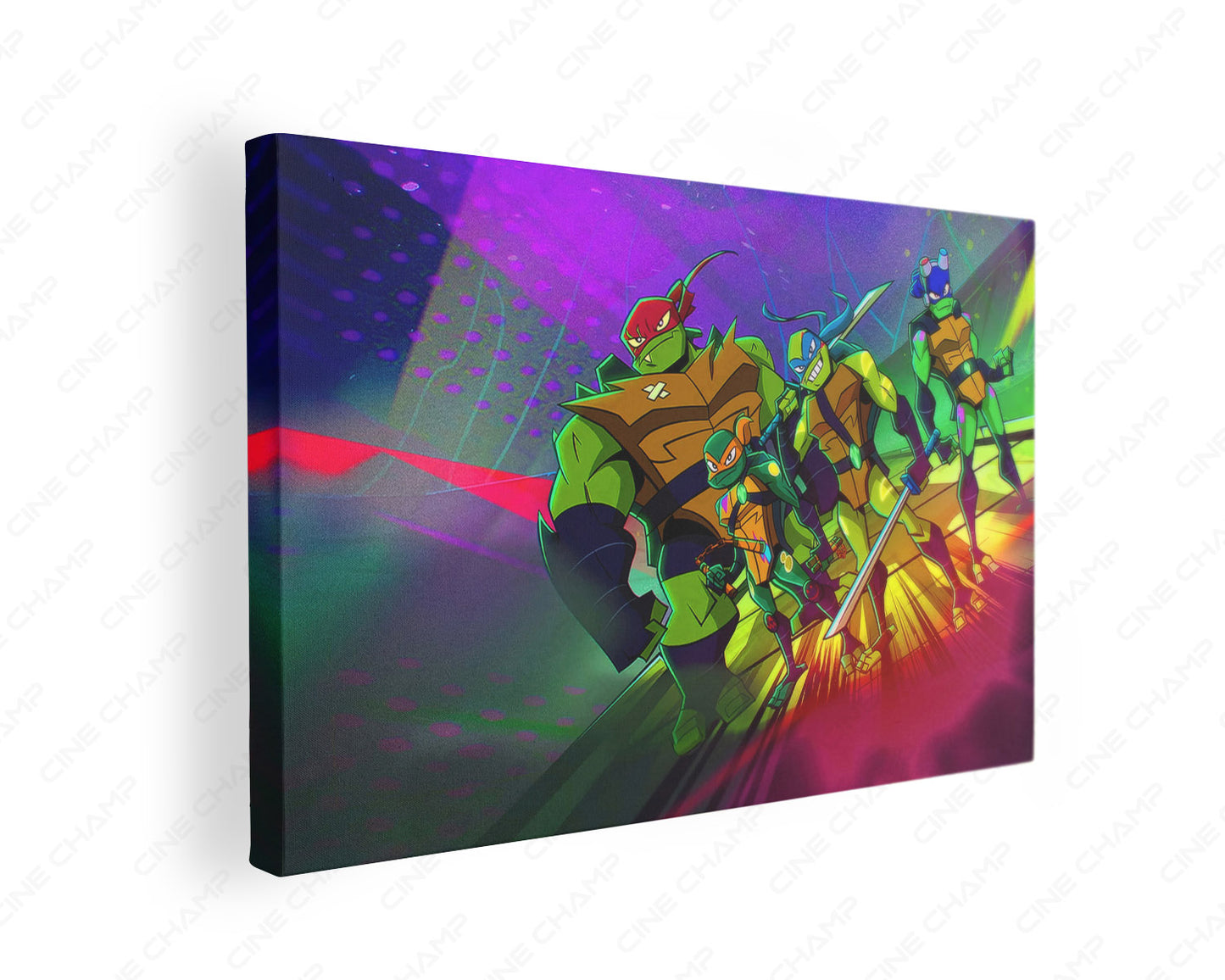 Rise of the Teenage Mutant Ninja Turtles Canvas Print
