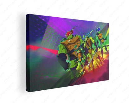 Rise of the Teenage Mutant Ninja Turtles Canvas Print