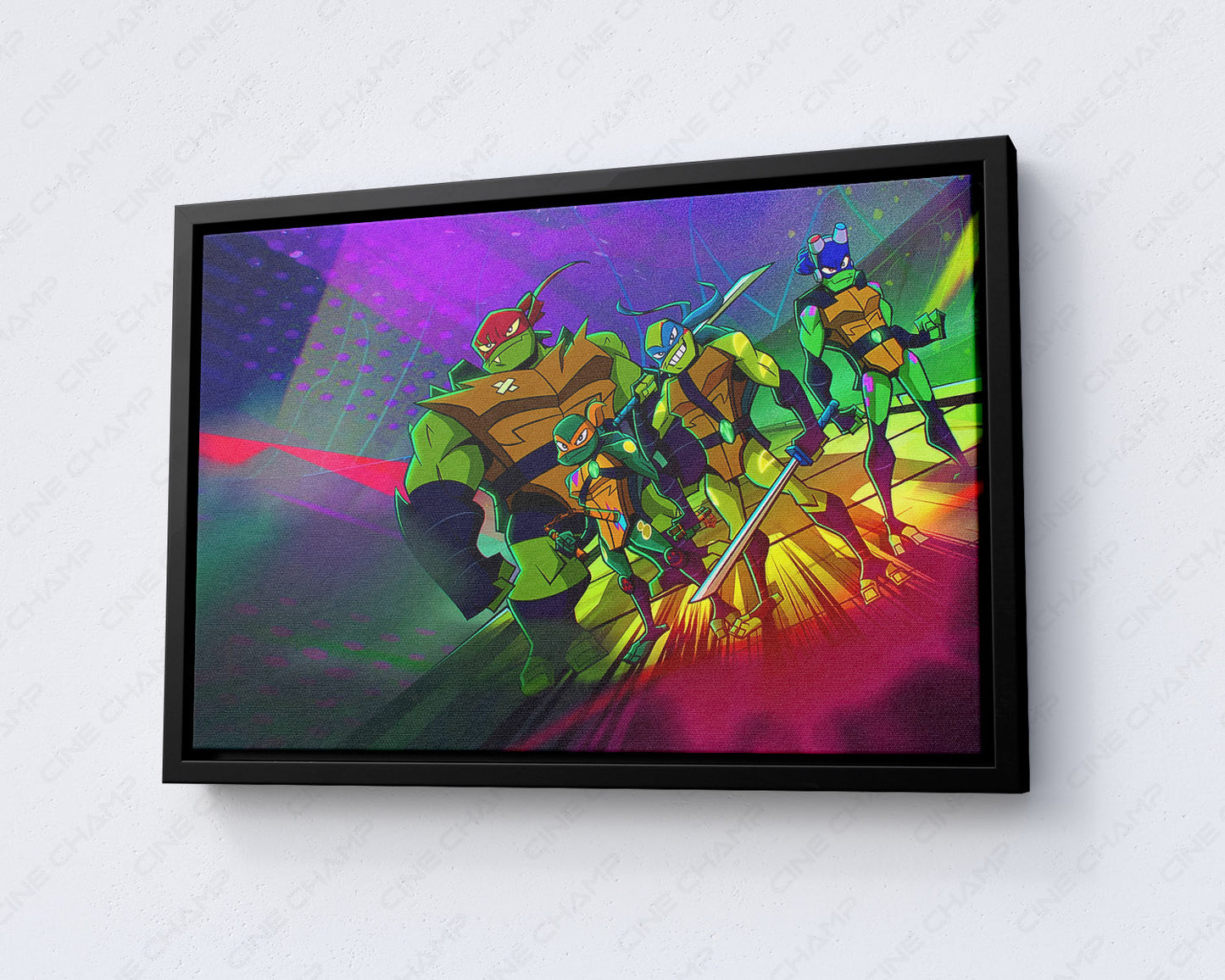 Rise of the Teenage Mutant Ninja Turtles Canvas Print