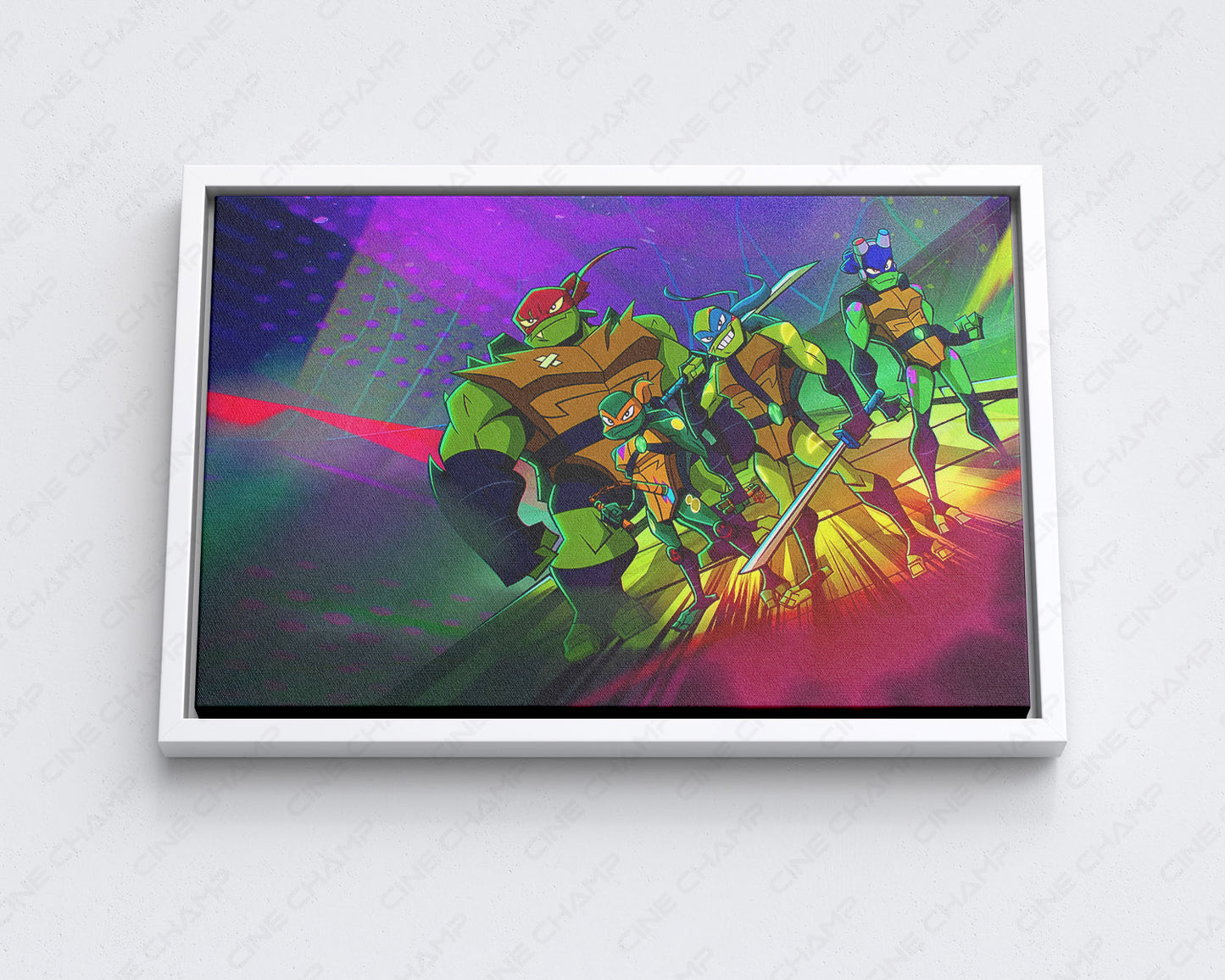 Rise of the Teenage Mutant Ninja Turtles Canvas Print