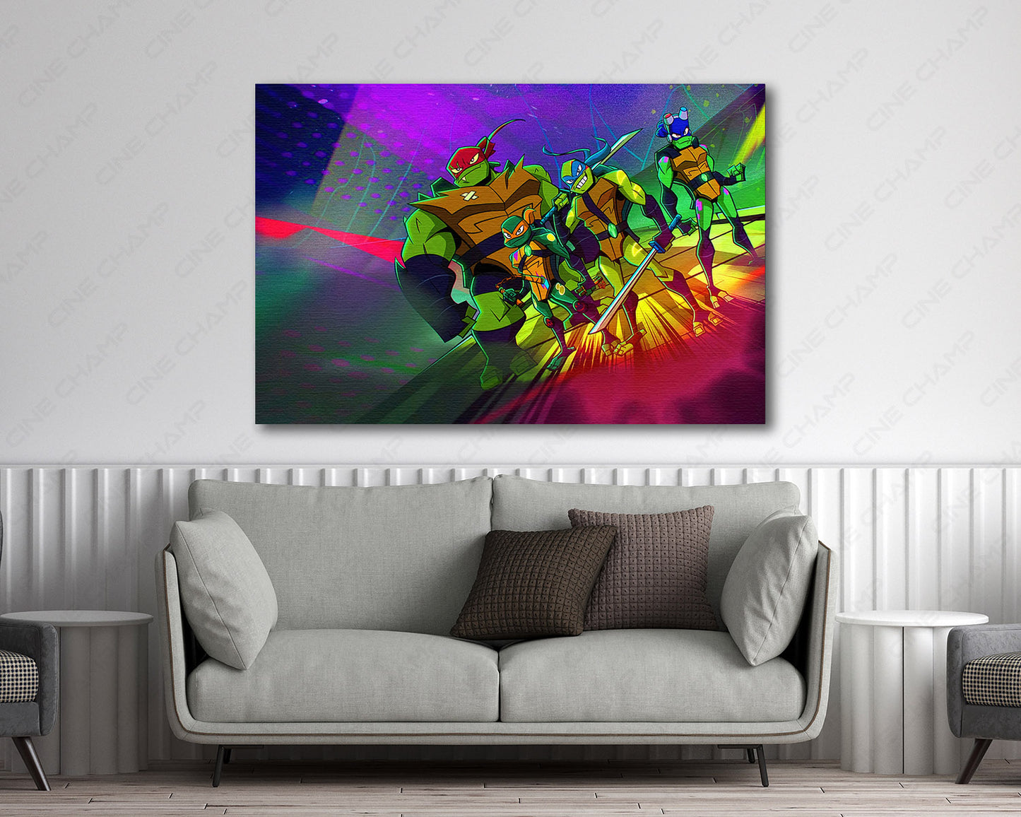 Rise of the Teenage Mutant Ninja Turtles Canvas Print