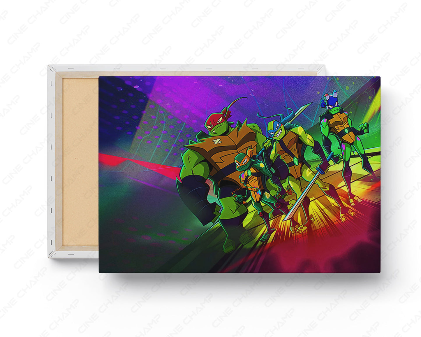 Rise of the Teenage Mutant Ninja Turtles Canvas Print