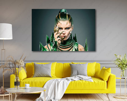 Rita Repulsa Elizabeth Banks canvas print