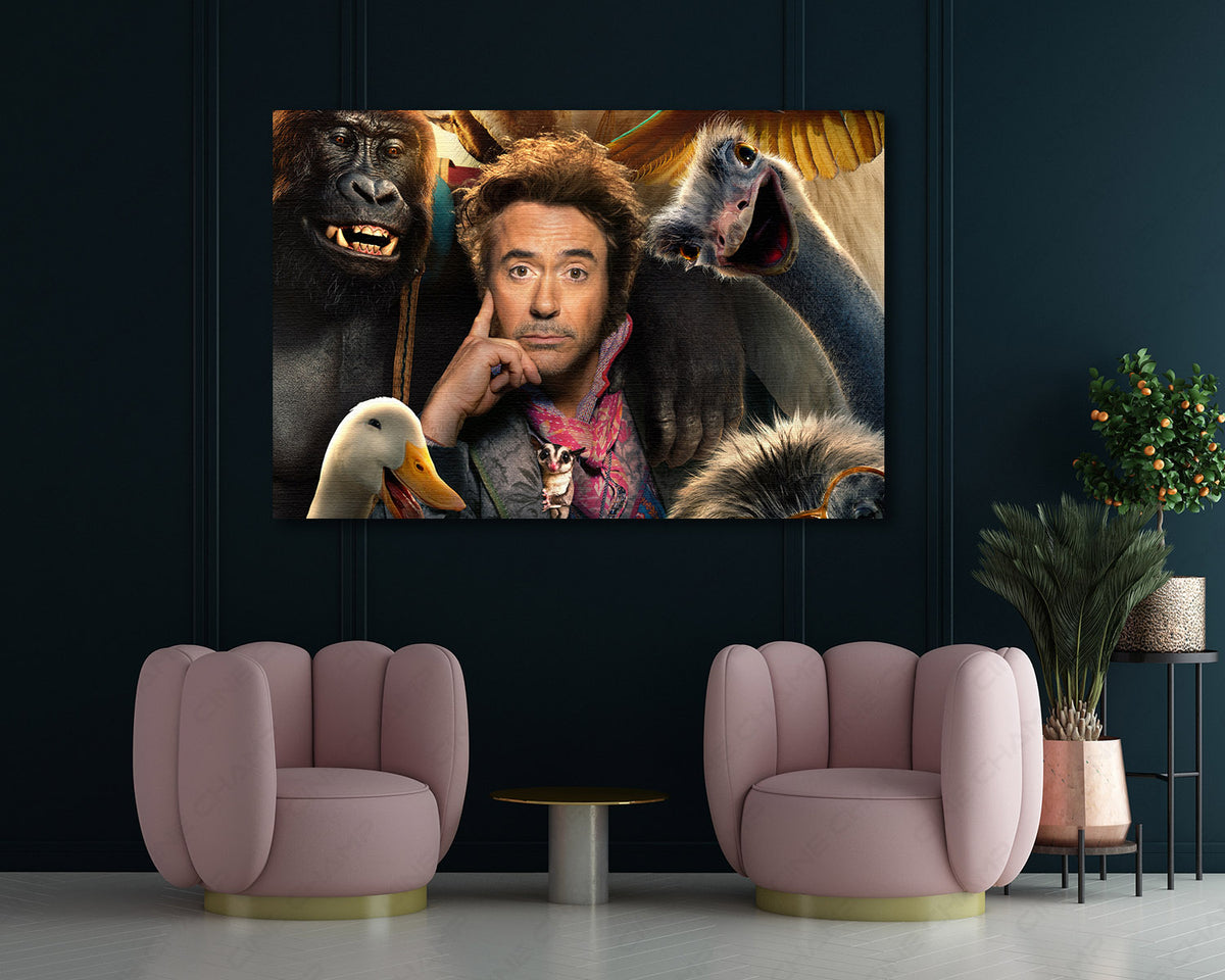 Robert Downey Jr Dolittle movie artwork