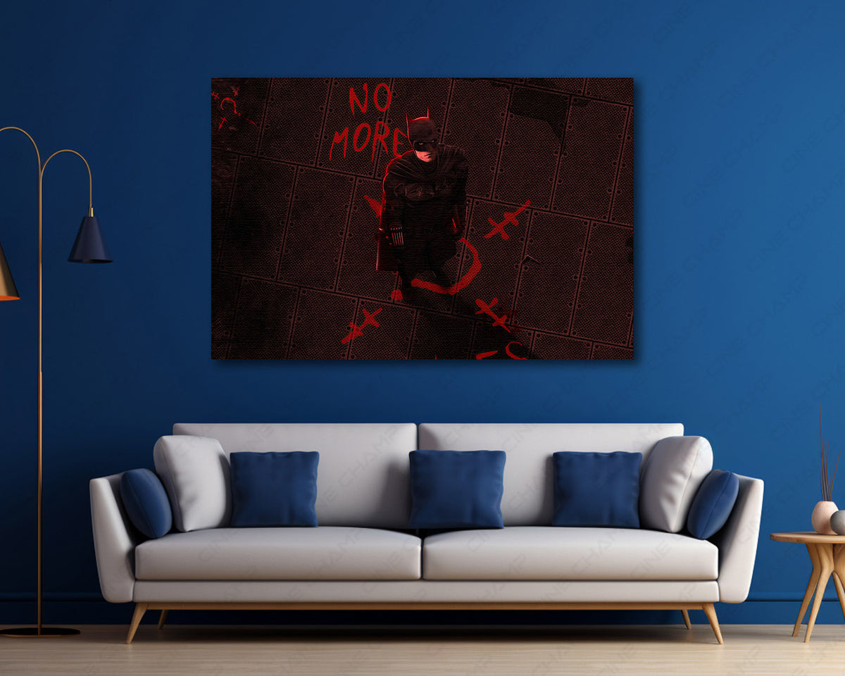 Robert Pattinson Batman Canvas Wall Art