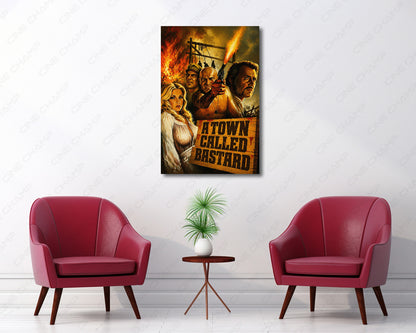 Robert Shaw A Town Called Bastard Canvas