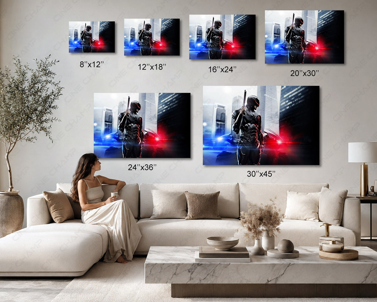 RoboCop Cybernetic Police Wall Art
