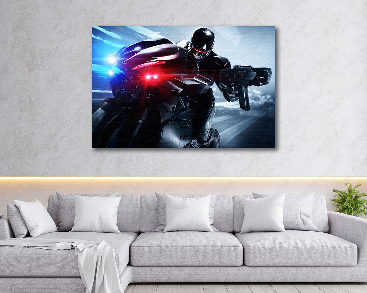 RoboCop Futuristic Canvas Decor