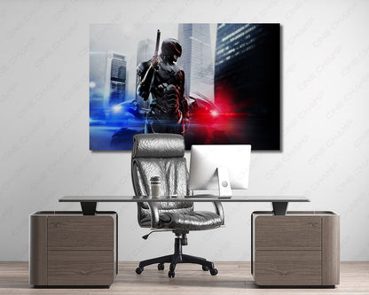 RoboCop Futuristic Movie Artwork