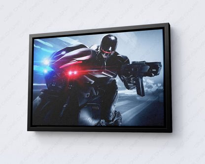 RoboCop Retro Futuristic Canvas