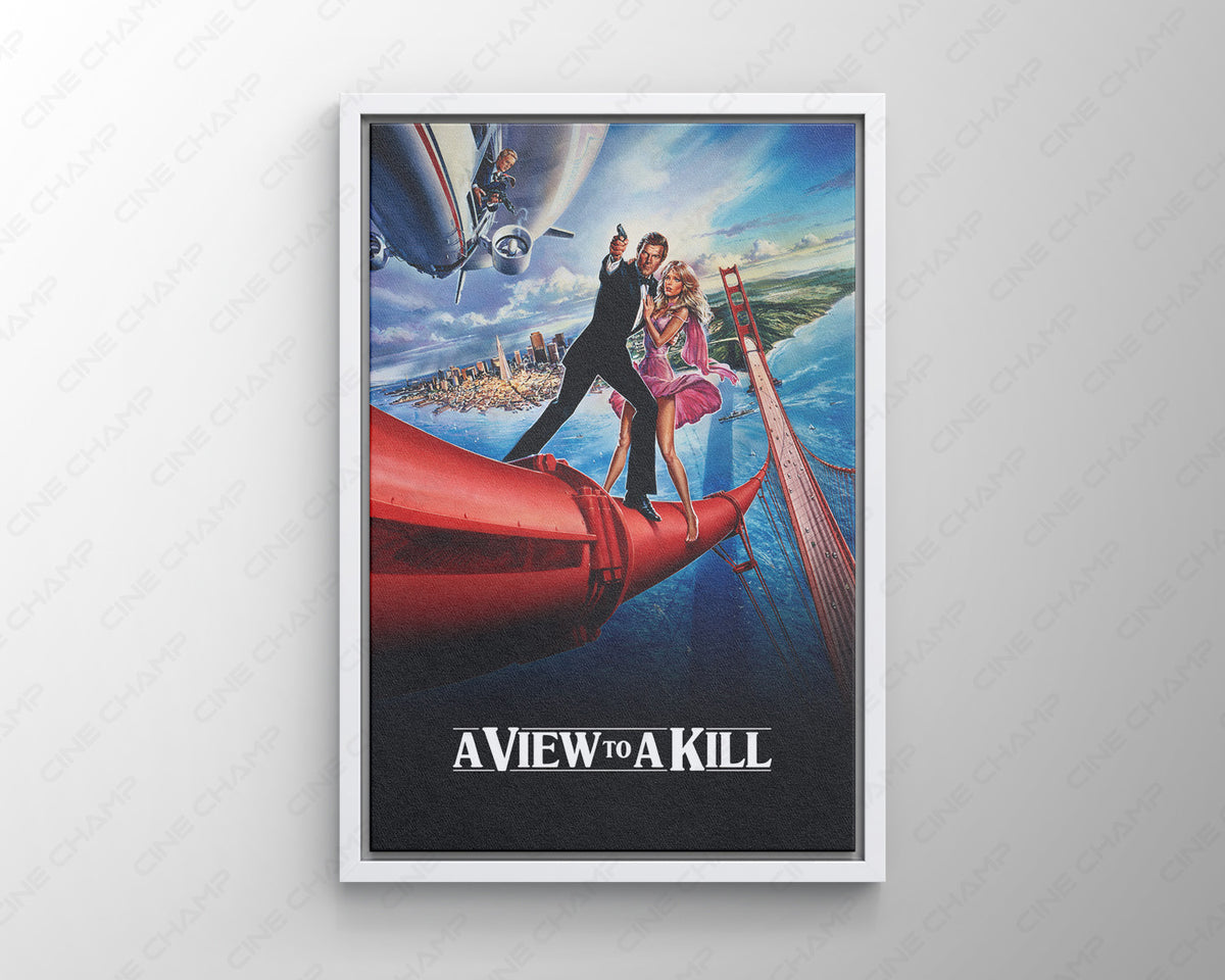 Roger Moore 007 A View to a Kill Wall Art