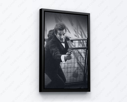 Roger Moore 007 Movie Wall Decor