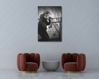 Roger Moore James Bond A View to a Kill Artwork