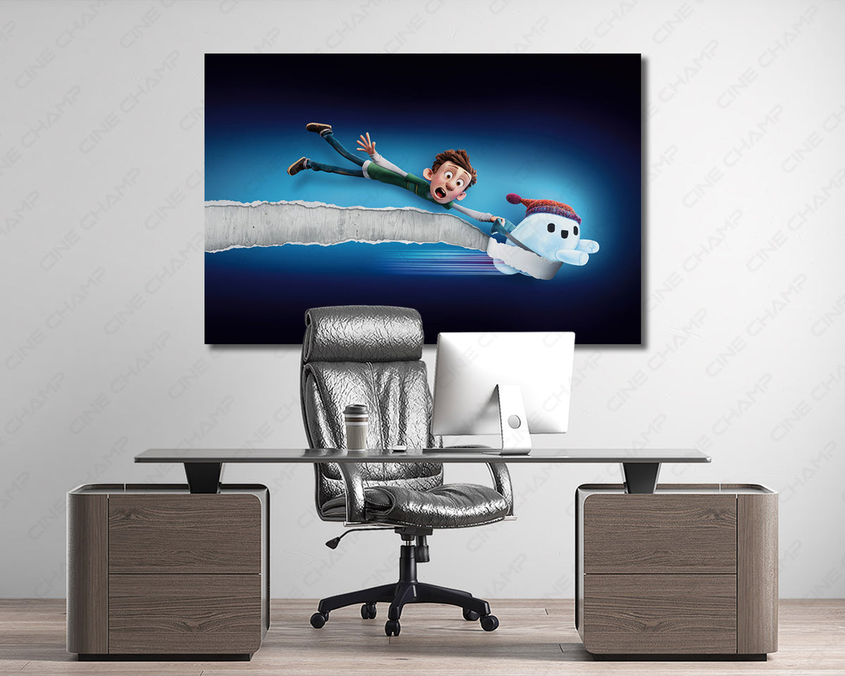 Ron Robot Character Canvas Artwork