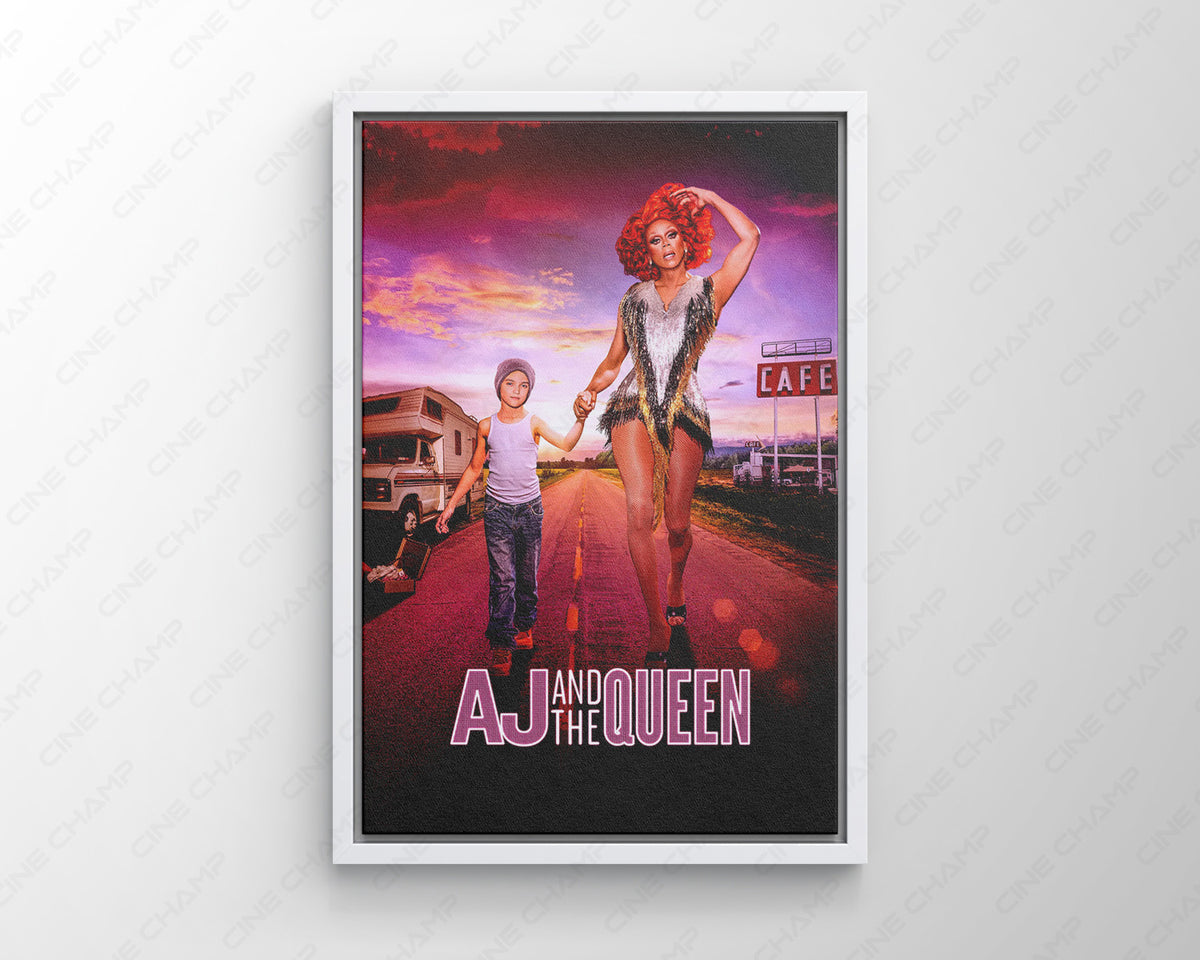 RuPaul Ruby Red Canvas Wall Art for TV Series Fans