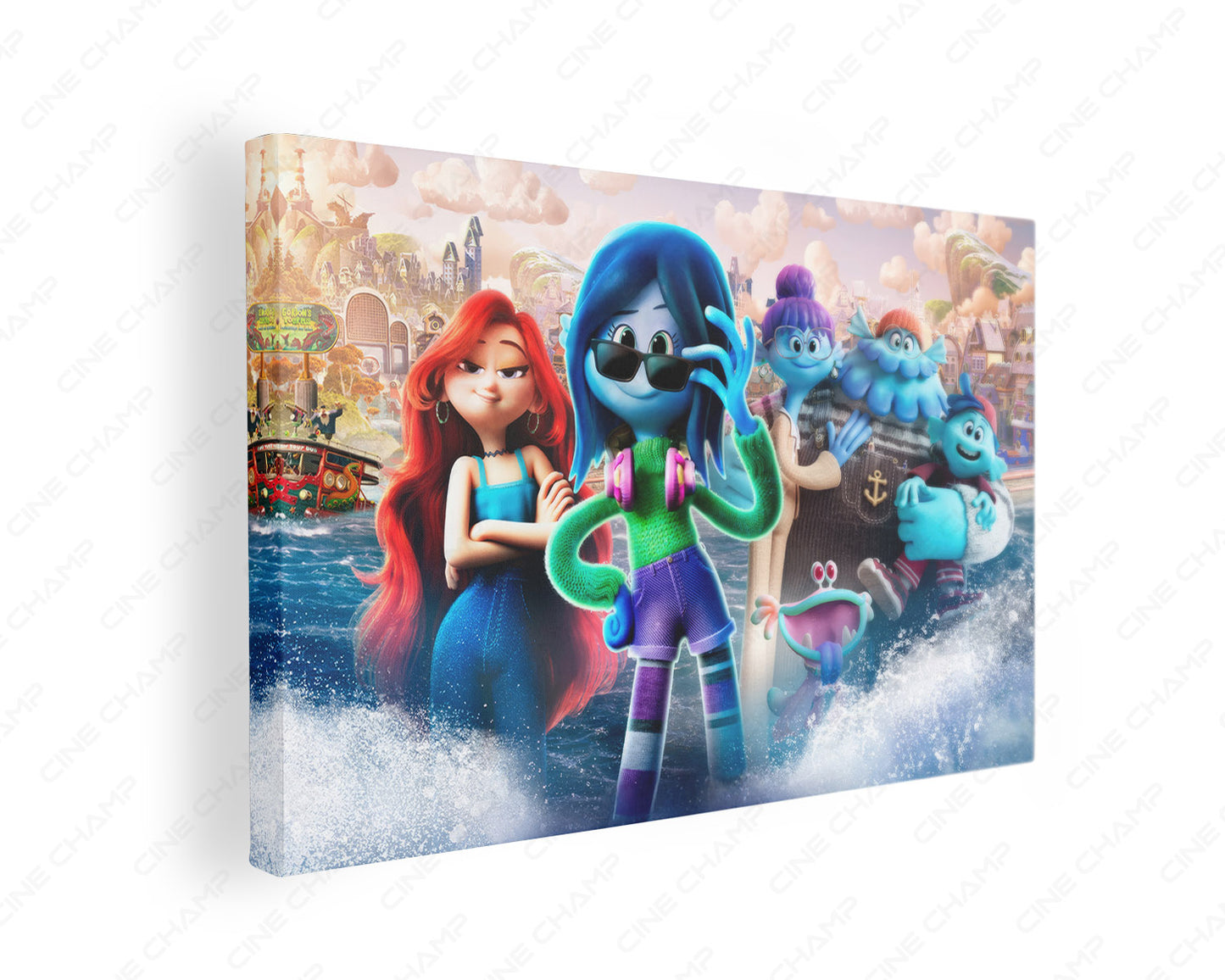 Ruby Gillman Teenage Kraken Canvas Print Animated Movie Wall Art