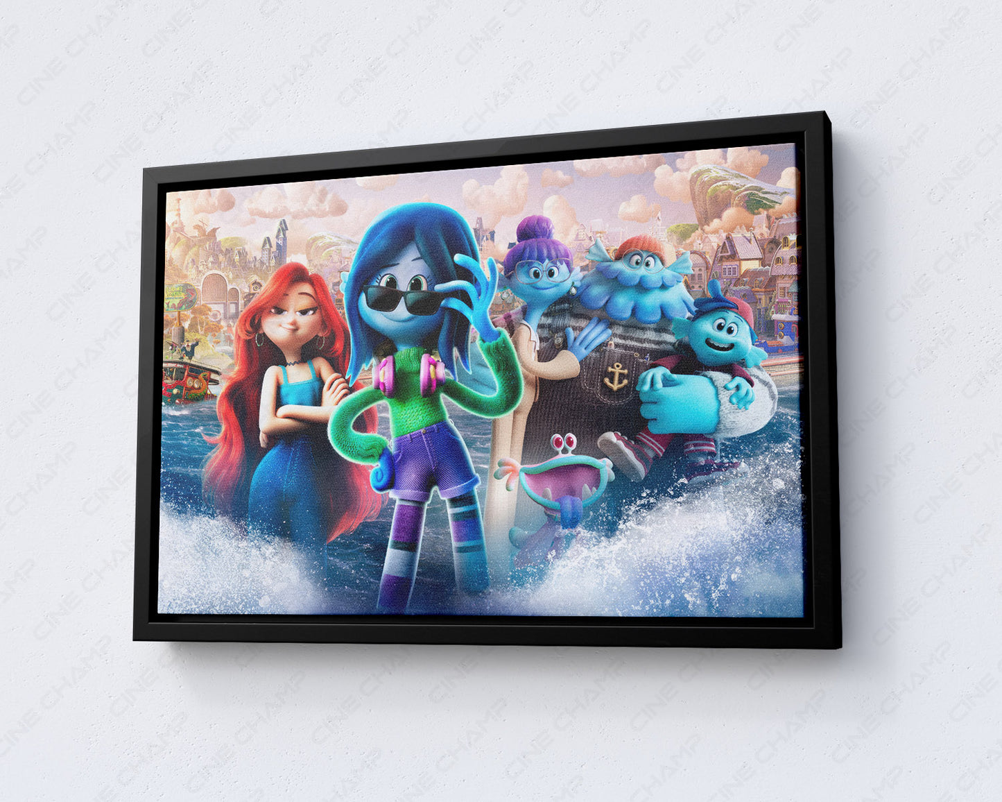 Ruby Gillman Teenage Kraken Canvas Print Animated Movie Wall Art