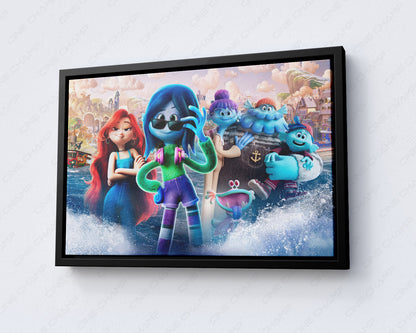 Ruby Gillman Teenage Kraken Canvas Print Animated Movie Wall Art