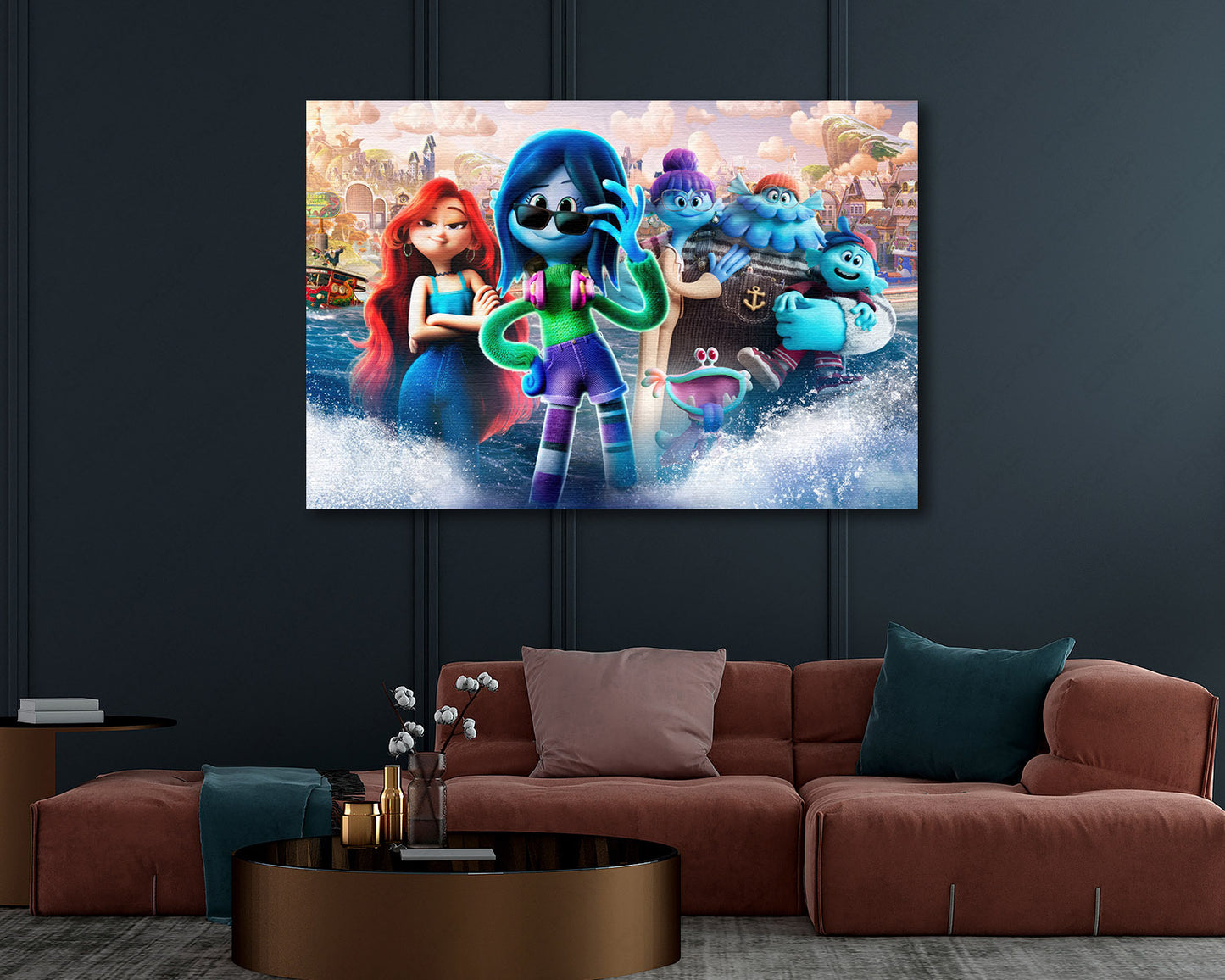 Ruby Gillman Teenage Kraken Canvas Print Animated Movie Wall Art