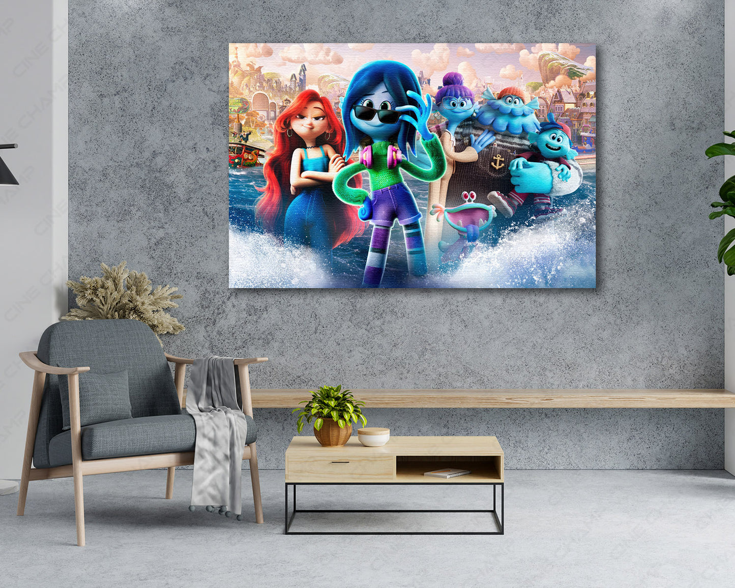 Ruby Gillman Teenage Kraken Canvas Print Animated Movie Wall Art