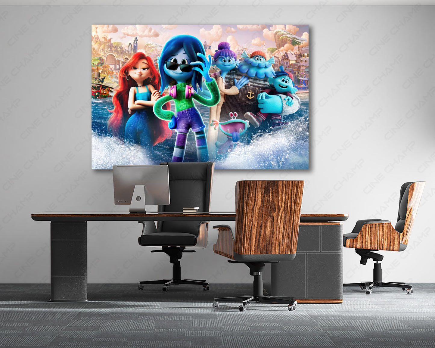 Ruby Gillman Teenage Kraken Canvas Print Animated Movie Wall Art