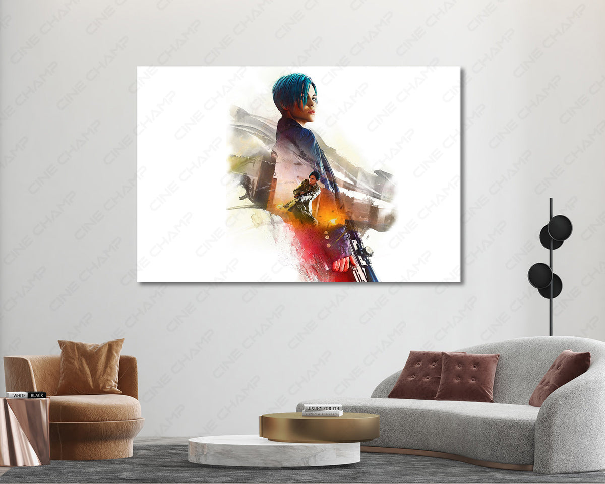 Ruby Rose Action Movie Character Artwork