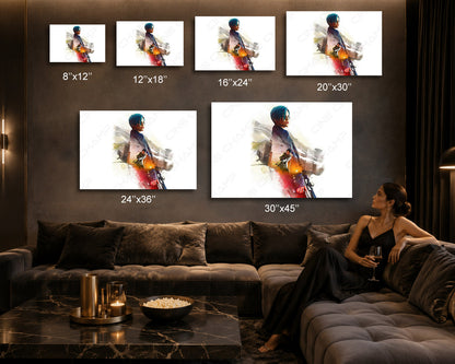 Ruby Rose Female Action Star Wall Art