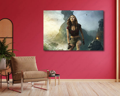 Ruby Roundhouse Jumanji Canvas Print