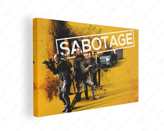 Sabotage Canvas Wall Art