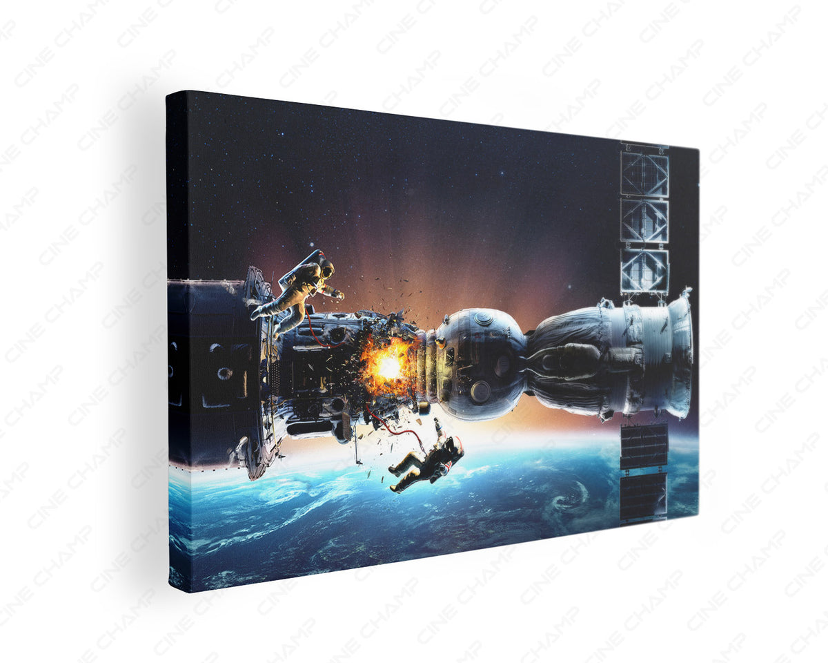 Salyut 7 Canvas Wall Art