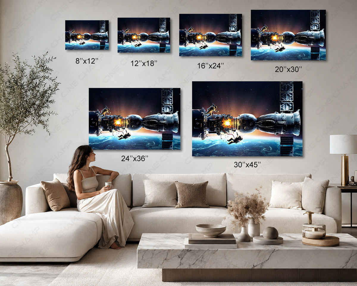 Salyut 7 Home Theater Wall Artwork