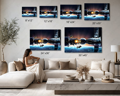 Salyut 7 Home Theater Wall Artwork