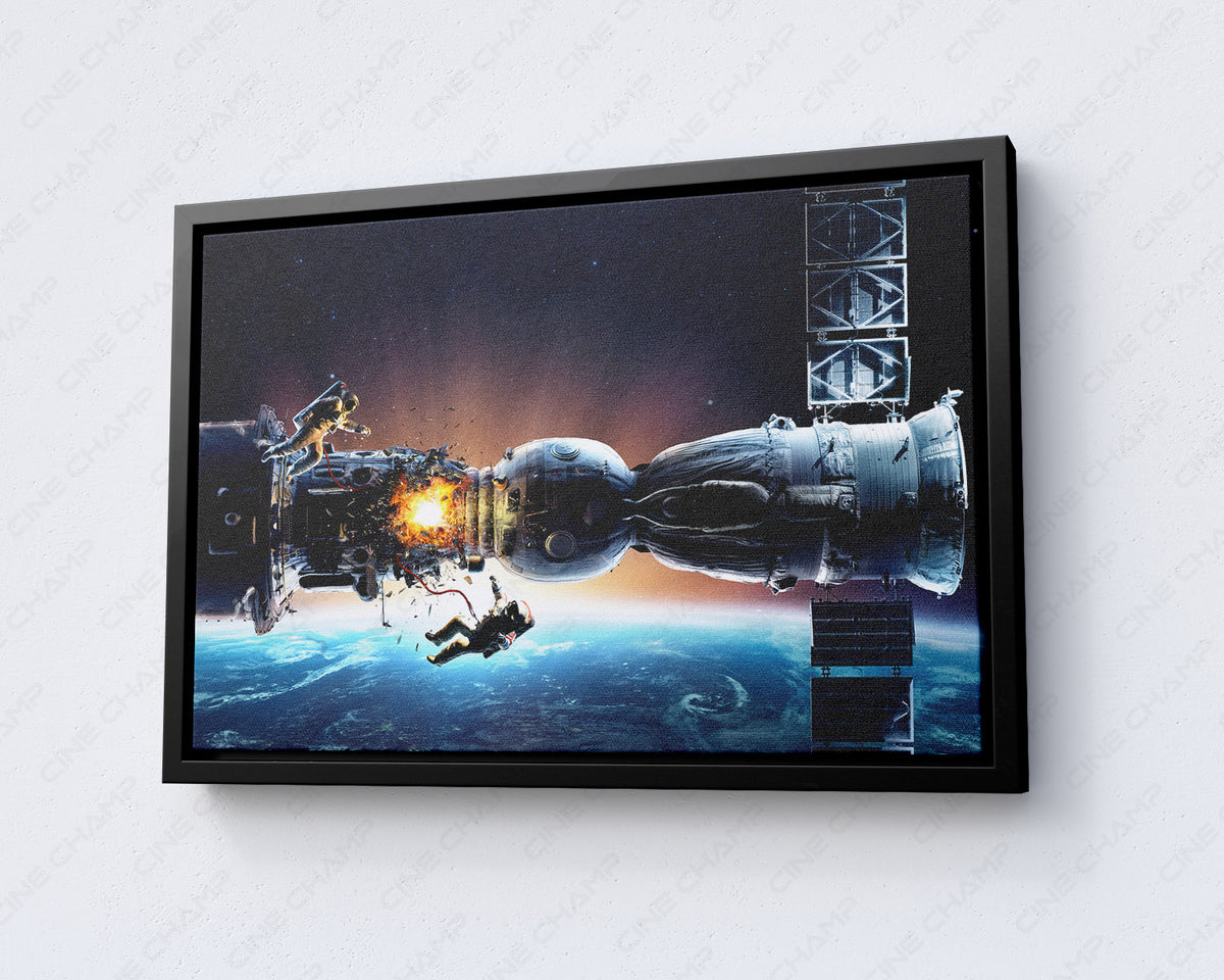 Salyut 7 Space Survival Canvas
