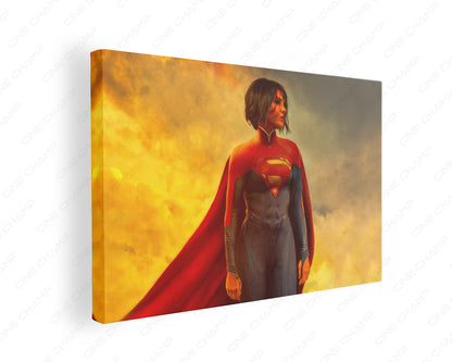 Sasha Calle Supergirl Canvas Print