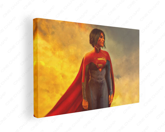 Sasha Calle Supergirl Canvas Print