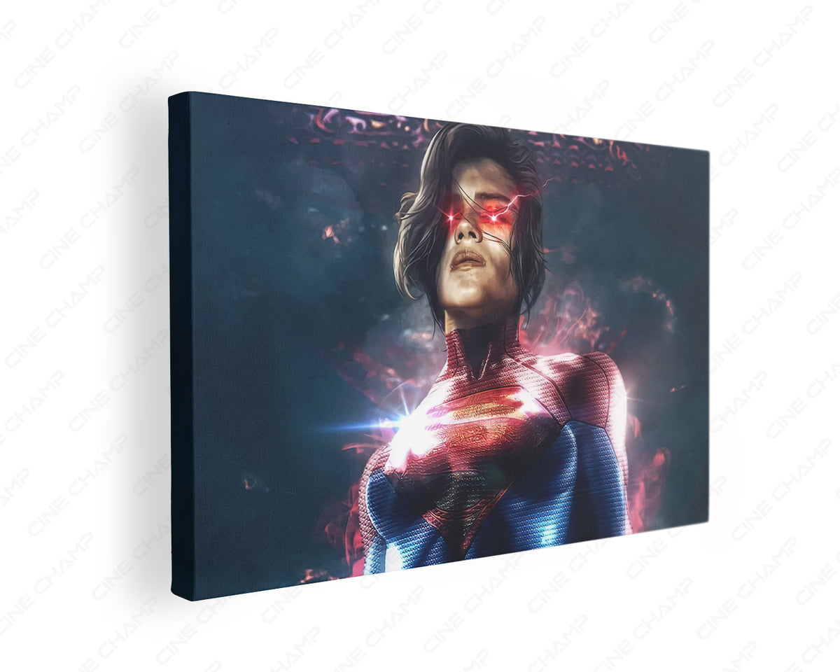Sasha Calle Supergirl Canvas Wall Art