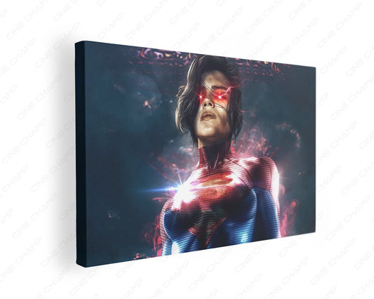 Sasha Calle Supergirl Canvas Wall Art