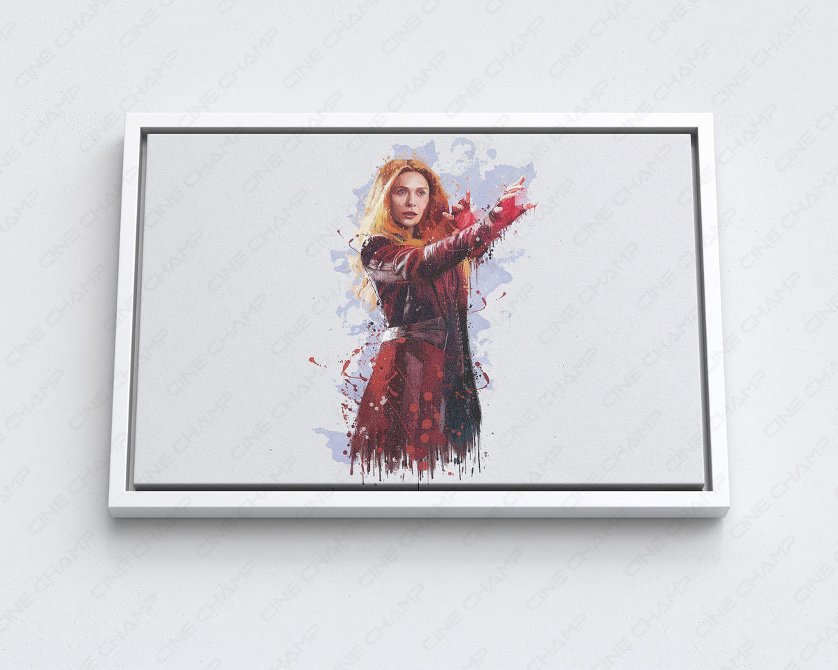 Scarlet Witch Superhero Canvas Art