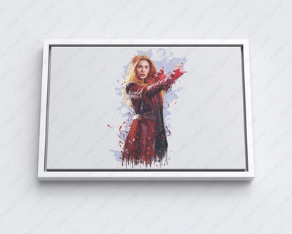 Scarlet Witch Superhero Canvas Art