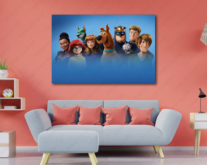 Scoob Animated Movie Canvas Print