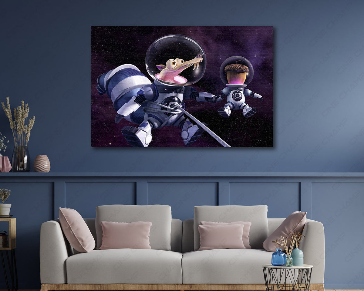 Scrat Animated Movie Canvas Print