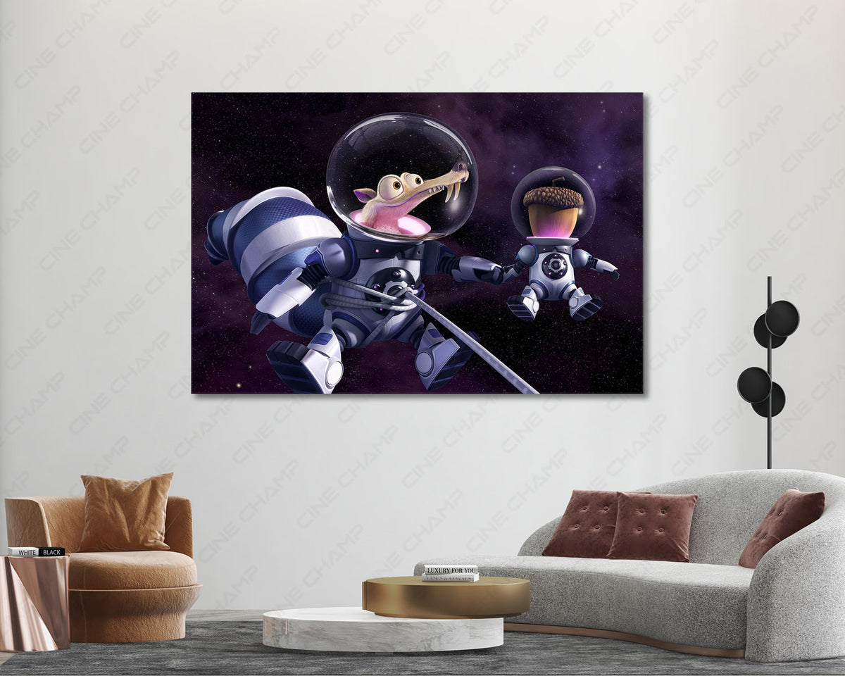 Scrat Character Canvas Artwork