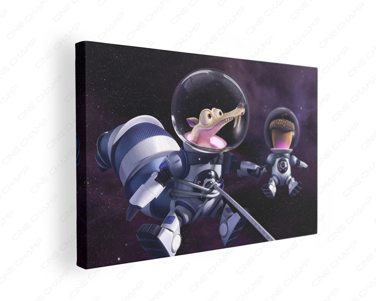 Scrat Ice Age Collision Course Canvas Wall Art
