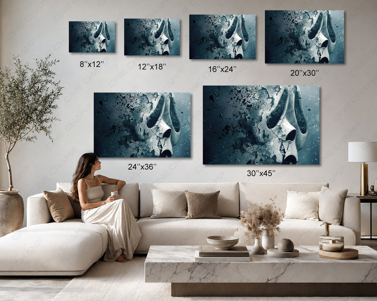 Scream Classic Horror Poster Canvas