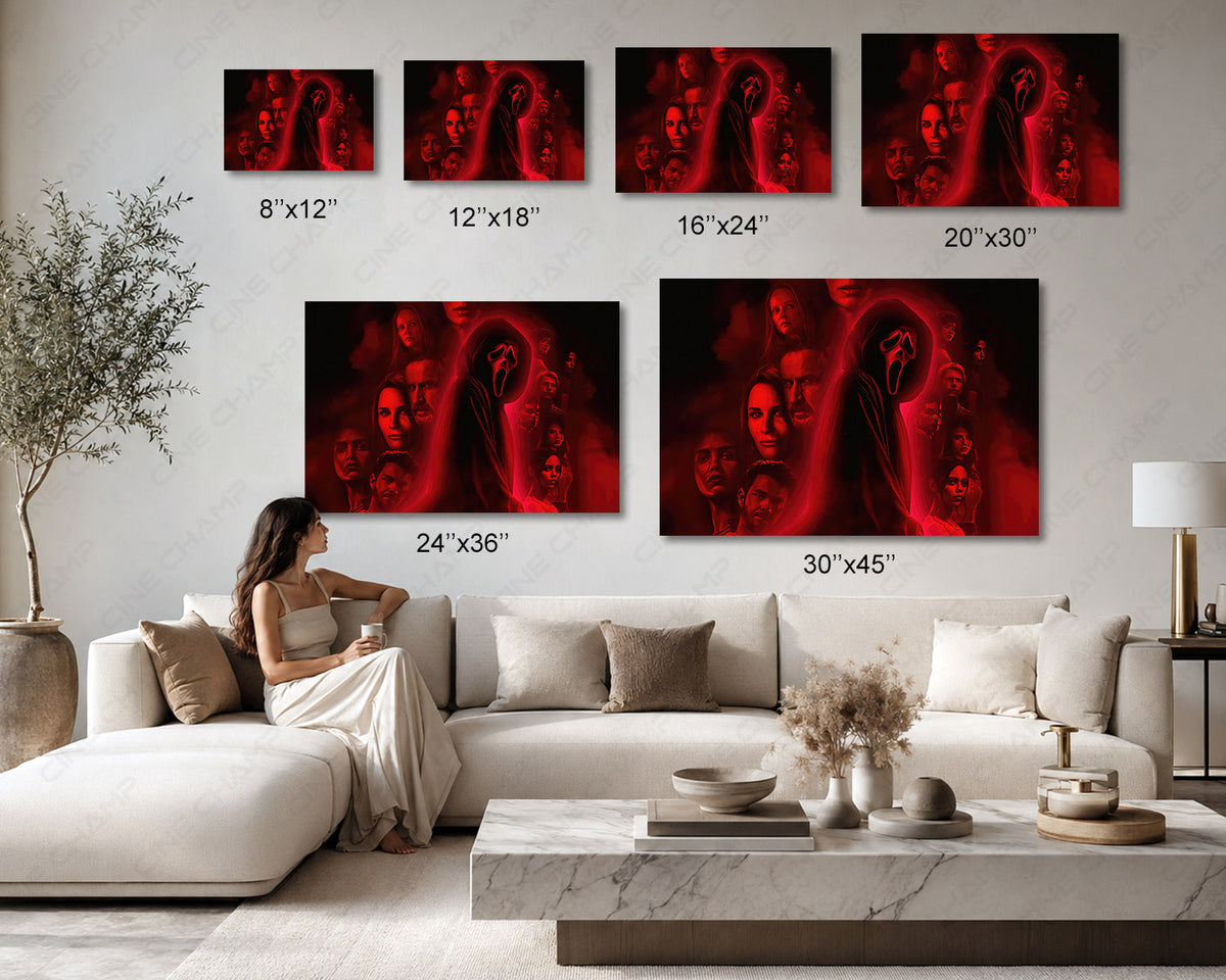 Scream Gaming Room Wall Decor