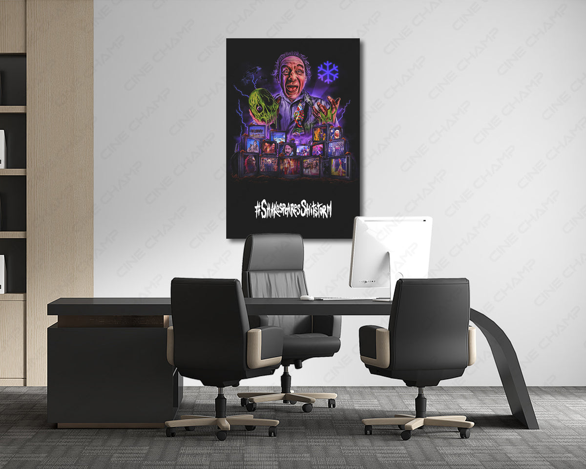 Shakespeare's Shitstorm Canvas Print