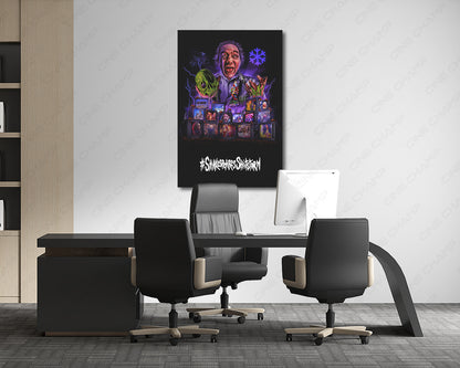 Shakespeare's Shitstorm Canvas Print