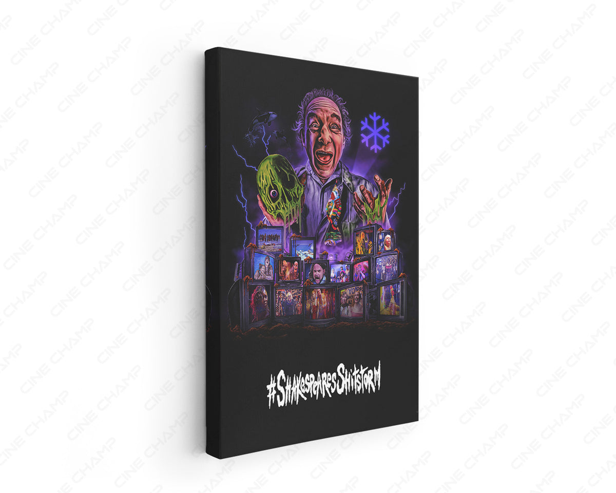Shakespeare's Shitstorm Canvas Wall Art